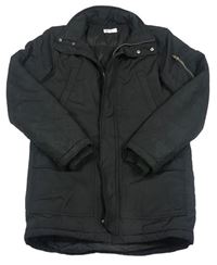 Čierna šušťáková zimná bunda H&M
