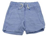Svetlomodré plátenné kraťasy H&M