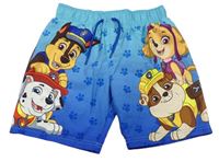 Modré plážové kraťasy s PAw Patrol Nickelodeon