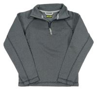 Tmavomodro-bílá vzorovaná thermo mikina Trespass