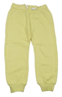 Žlté cuff tepláky H&M