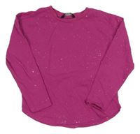 Ružové trblietavé tričko George