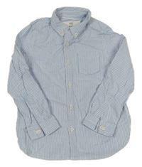 Světlemodro-bílá proužkovaná košile M&S