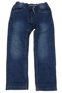 Tmavomodré teplákové rifle Kiki&Koko