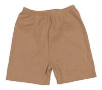 Svetloružové rebrované bavlnené kraťasy Lenh kids