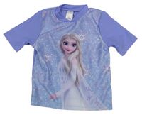 Levandulové UV tričko s Elsou Disney