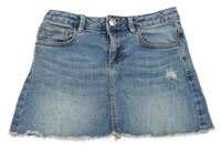 Svetlomodrá rifľová sukňa Zara