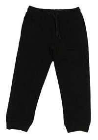 Černé cuff teplákové rifle Denim Co.