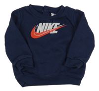 Tmavomodrá mikina s logom Nike