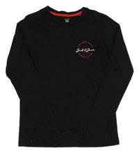 Černé triko s logem JACK&JONES