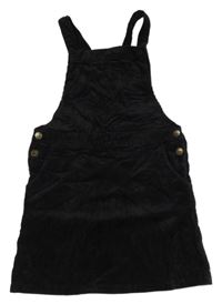 Černé manšestrové šaty C&A