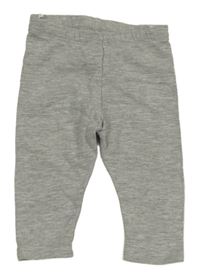 Sivé melírované teplákové legíny H&M
