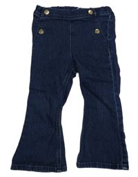 Tmavomodré flare rifle H&M