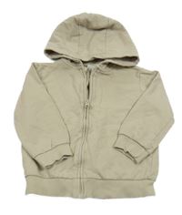 Béžová prepínaci mikina s kapucňou H&M