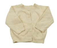 Smotanový vzorovaný prepínaci sveter PETIT BATEAU