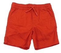 Červené cargo plátěné kraťasy PRIMARK