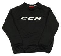 Čierna thermo mikina s logom CCM