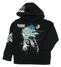 Černá mikina s Manic the Hedgehog - Sonic a kapucí PRIMARK