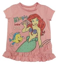 Svetloružová tunika s Ariel Disney
