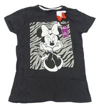 Antracitové tričko s Minnie Pep&Co