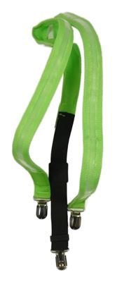 Neonově zelené kšandy