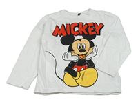 Bílé triko s Mickeym Disney