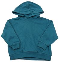 Petrolejová mikina s kapucňou H&M