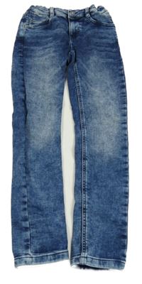 Modré teplákové slim rifle S. Oliver