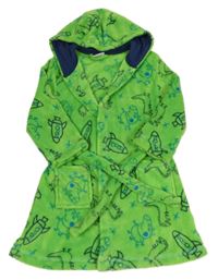 Zelený chlupatý župan s Tomíkem a kapucí George