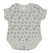 Bílé body s hvězdami