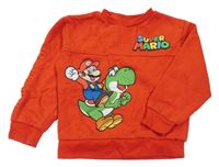 Červená mikina s Mariem Primark