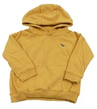 Okrová mikina s kapucňou Next