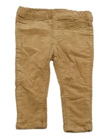 Hnedé elastické manšestráky