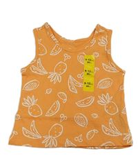 Oranžový top s ovocem Primark
