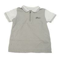 Bílo-šedé polo tričko Urban