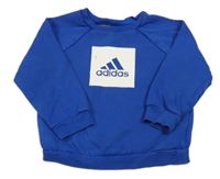 Tmavomodrá mikina s logom Adidas