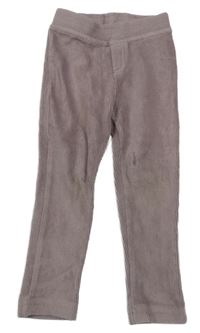 Lila rebrované zamatové tregíny Nutmeg