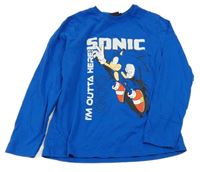Tmavomodré triko se Sonicem Primark