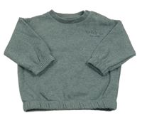 Zelená mikina s nápisom F&F