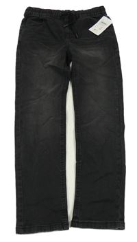 Nové - Tmavosivé teplákové rifle Yigga