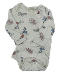 Biele body s Mickeym a kamarády Disney