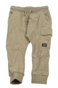 Béžové cargo tepláky Next