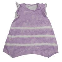 Lila-biely top s pruhmi Topomini