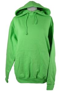 Pánská limetková mikina s kapucí 