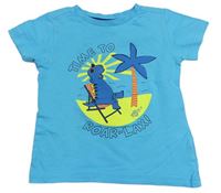 Azurové tričko s obrázkom Mothercare