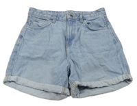 Světlemodré riflové mom kraťasy Denim Co.