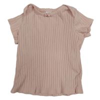 Světlerůžové žebrované tričko Old Navy