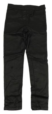 Čierne potiahnuté é legíny Next