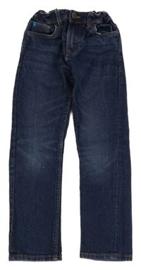 Tmavomodré slim fit rifle Matalan