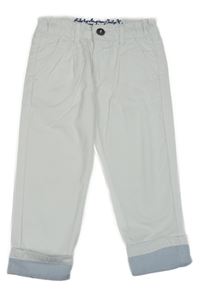 Bílé chino kalhoty Zara